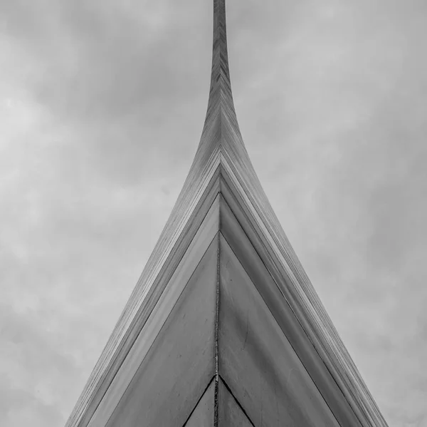 Junio 2018 Louis Estados Unidos Thin Tower Gateway Arch Escala — Foto de Stock