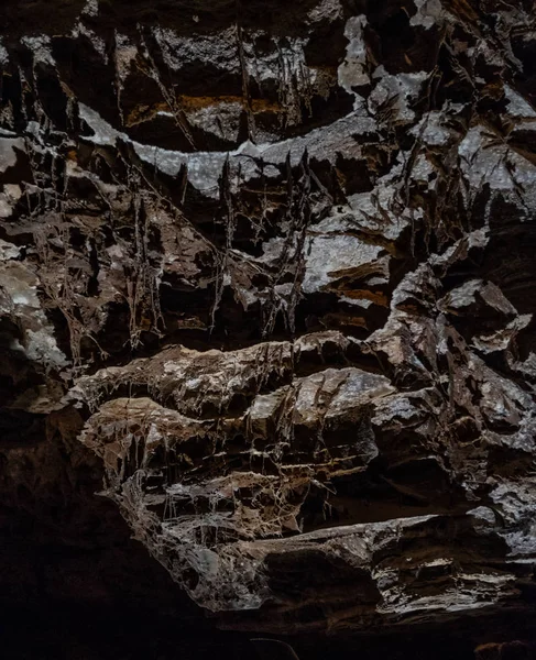 Rare Détail Boxe Intérieur Surface Grotte Vent — Photo