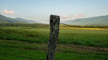 Büyük Smoky Dağları Cades Cove çit zaman lapse