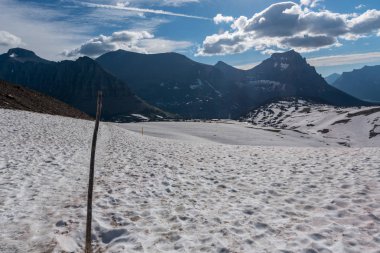 Kar Alanı Üzerinde Trail İşaretçileri