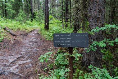 Tetons Muddy Trail Boyunca Trail İşareti