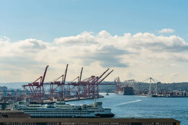 シアトルの貨物港 — ストック写真