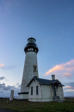 Looking Up at Yaquina Head Lighthouse clipart