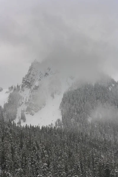 Stom Sopra Sobre Pinnacle Peak Inverno — Fotografia de Stock