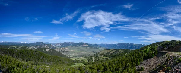 Vista Dead Indian Pass Wyoming Verão — Fotografia de Stock