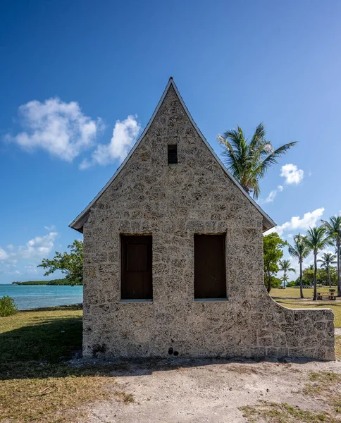 Taklinje Boca Chita Key Chapel Somrig Dag — Stockfoto