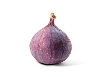 Beyaz arkaplanda incir izole edildi.