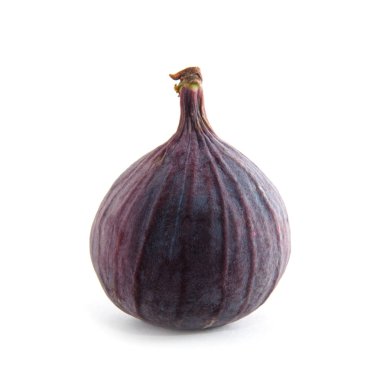 Beyaz arkaplanda incir izole edildi.