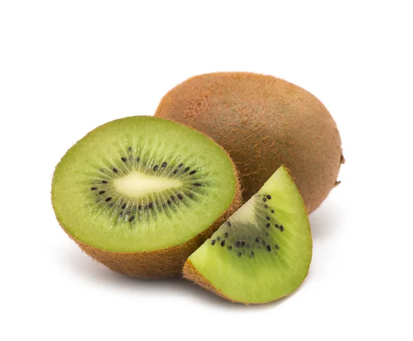 Kiwi Isolato Fondo Bianco — Foto Stock