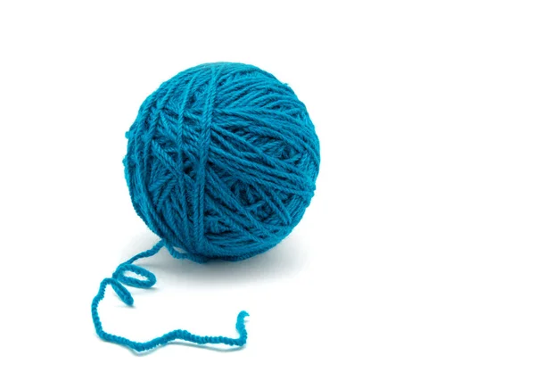 Ball Yarn White Background — Stock Photo, Image