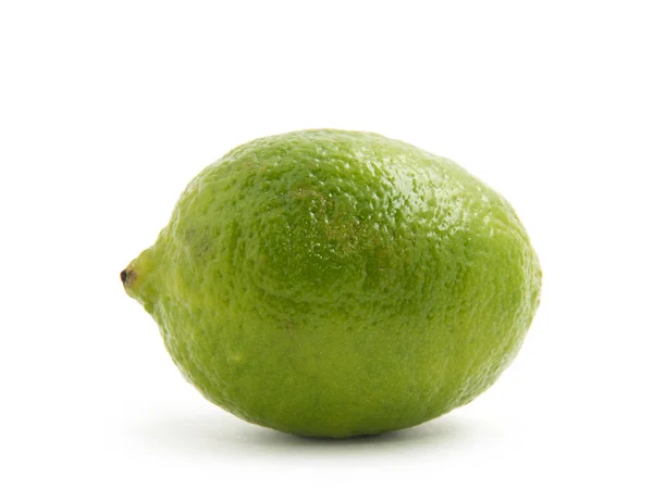 Fresh Lime Isolated White — Stock Photo, Image