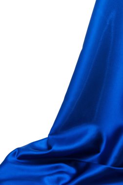 Beyaz arkaplanda ipek