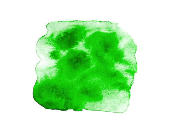 Groene Abstracte Achtergrond Aquarel — Stockfoto