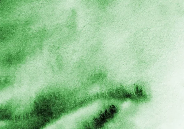 Fundo Abstrato Verde Aquarela — Fotografia de Stock