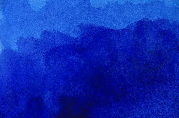 Streszczenie Niebieskie Tło Akwarelowym Stylu — Zdjęcie stockowe