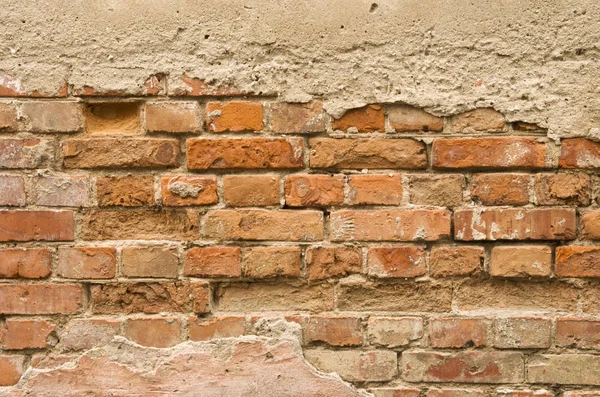 Oude Baksteen Muur Achtergrond — Stockfoto