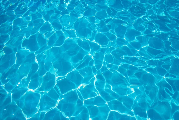 Água Rasgada Azul Piscina — Fotografia de Stock