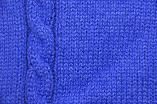 Textil Blauen Hintergrund Textur — Stockfoto