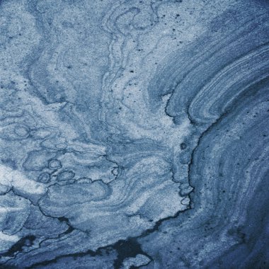 Grunge mavi duvar arkaplanı veya dokusu