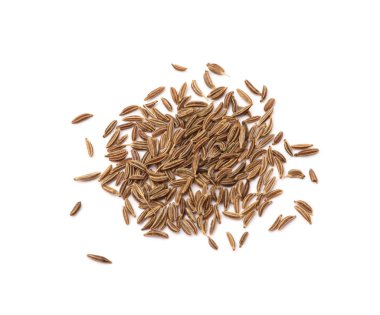 Caraway beyaz arkaplanda izole edildi.