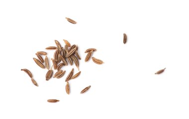 Caraway beyaz arkaplanda izole edildi.