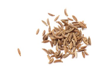 Caraway beyaz arkaplanda izole edildi.