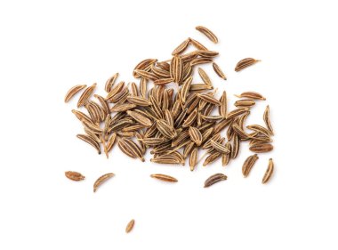 Caraway beyaz arkaplanda izole edildi.