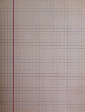 Kafesteki defter kağıtları