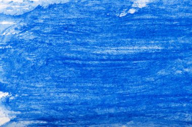 El boyası mavi suluboya arka plan.