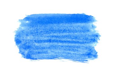 Suluboya tarzında mavi soyut arkaplan