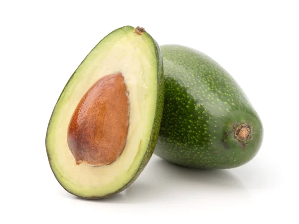 Avocado Geïsoleerd Wit — Stockfoto