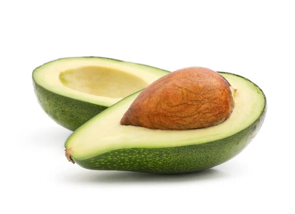 Avocado Geïsoleerd Wit — Stockfoto