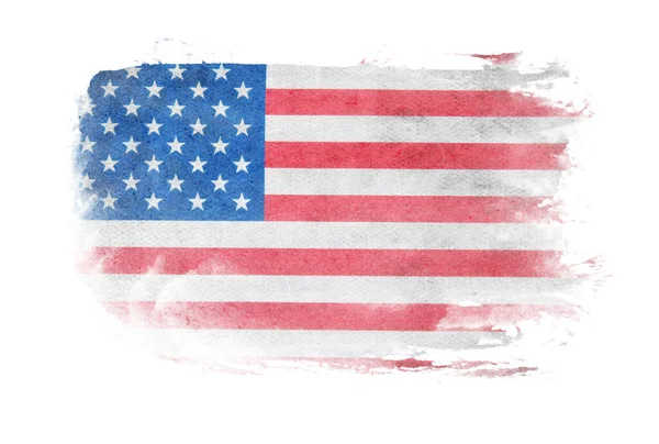 Flagge Der Usa Grunge Hintergrund — Stockfoto