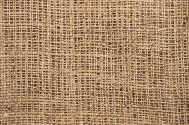 Çuval bezi dokusuna yakın çekim