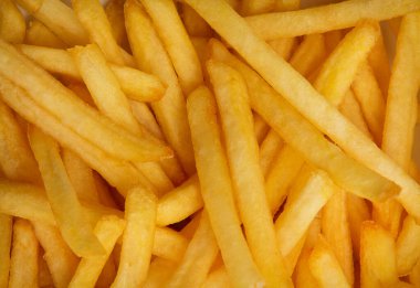 Patates kızartması arka plan dokusu