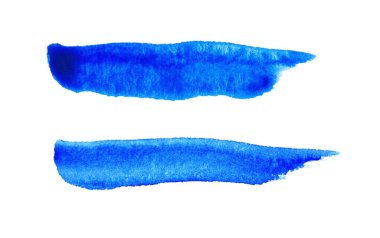 Suluboya tarzında mavi soyut arkaplan