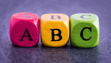 ABC Blokları arkaplan dokusu