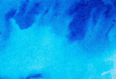 Suluboya tarzında mavi soyut arkaplan