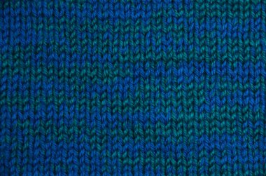 Yünlü kumaş mavisinin dokusu..