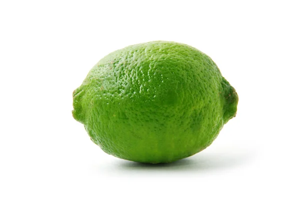 Fresh Lime Isolated White — Stock Photo, Image