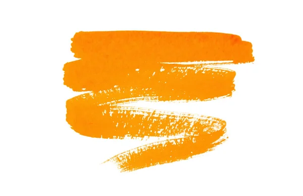 Fond Abstrait Orange Dans Style Aquarelle — Photo