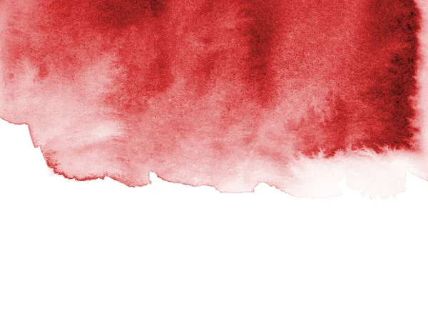 Червоний Абстрактний Фон Акварельному Стилі — стокове фото