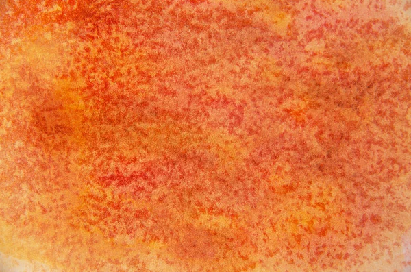 Abstrakter Orangefarbener Hintergrund Aquarellstil — Stockfoto