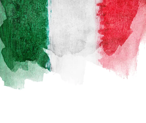 Olaszország Grunge Zászlója — Stock Fotó