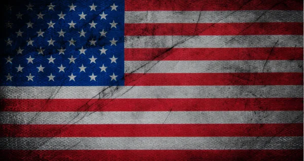 Vlajka Usa Grunge Pozadí — Stock fotografie