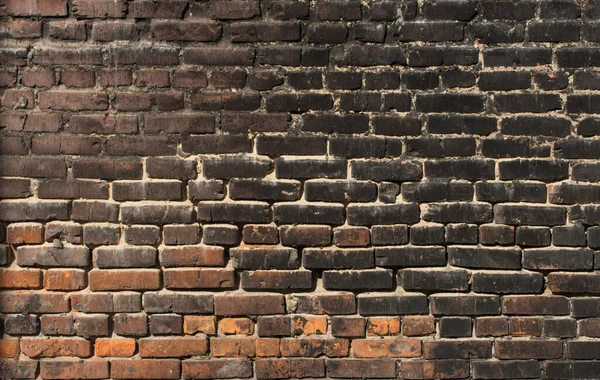 Oude Bakstenen Muur Achtergrond Textuur — Stockfoto