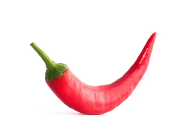 Chili Peppar Isolerad Vit Bakgrund — Stockfoto