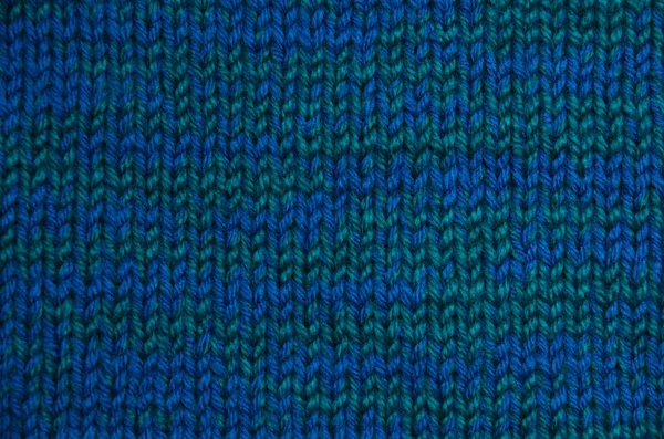 Textura Tecido Malha Azul — Fotografia de Stock
