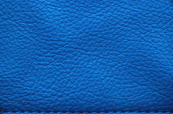 Textura Couro Azul Fundo — Fotografia de Stock