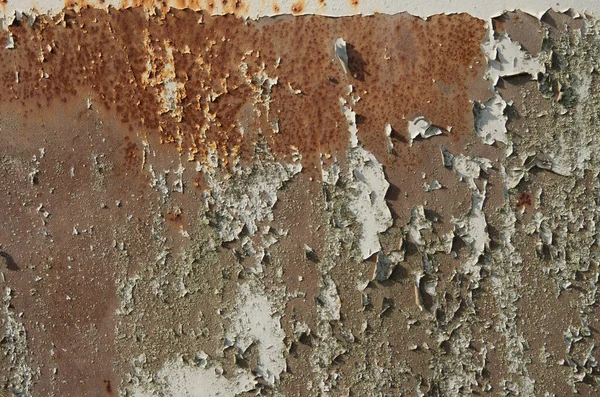 Grunge Viruta Pintura Oxidada Textura Metal Fondo —  Fotos de Stock
